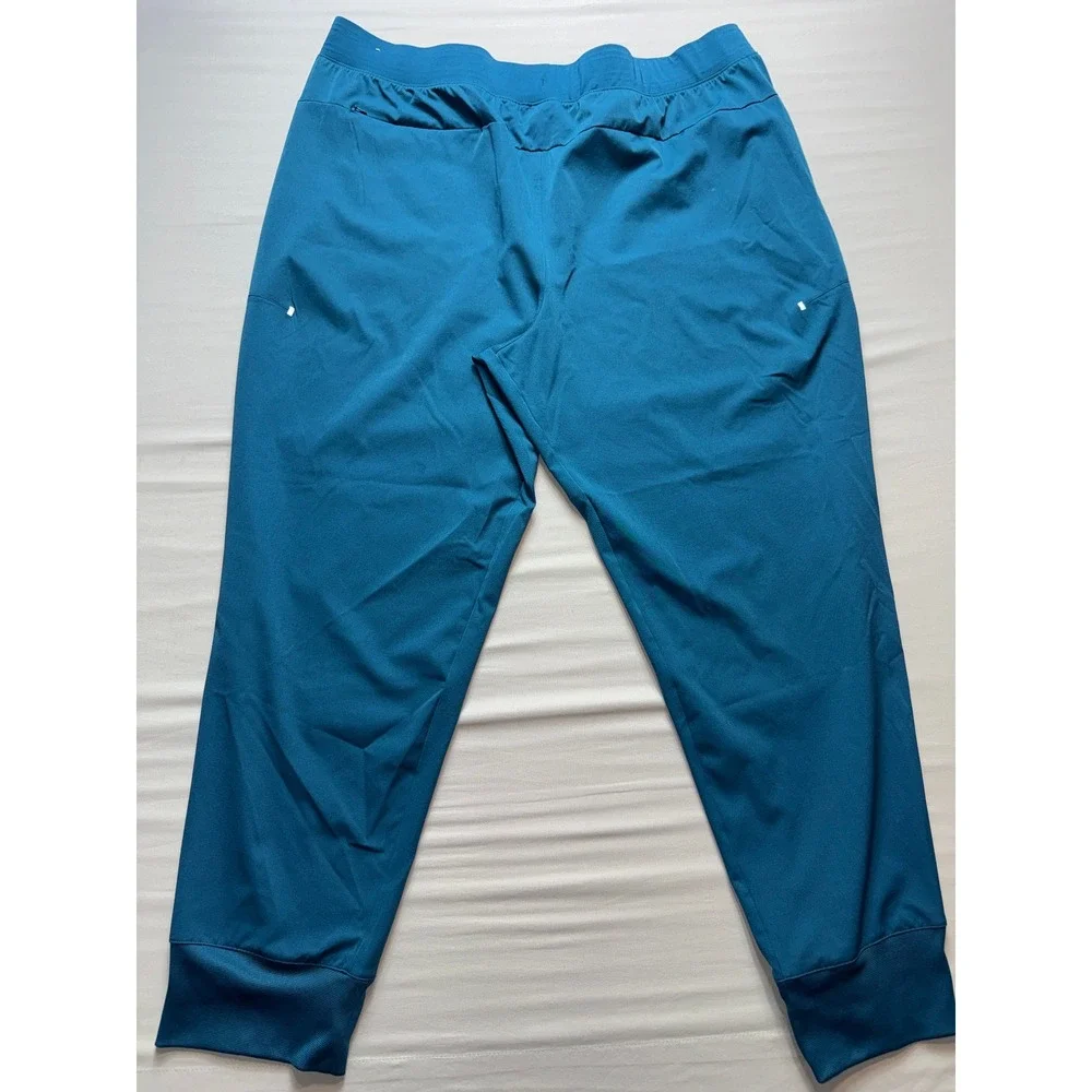 Reebok Mens 3XL Teal Blue Athletic Jogger Pants Training‎ Running REM233PA08